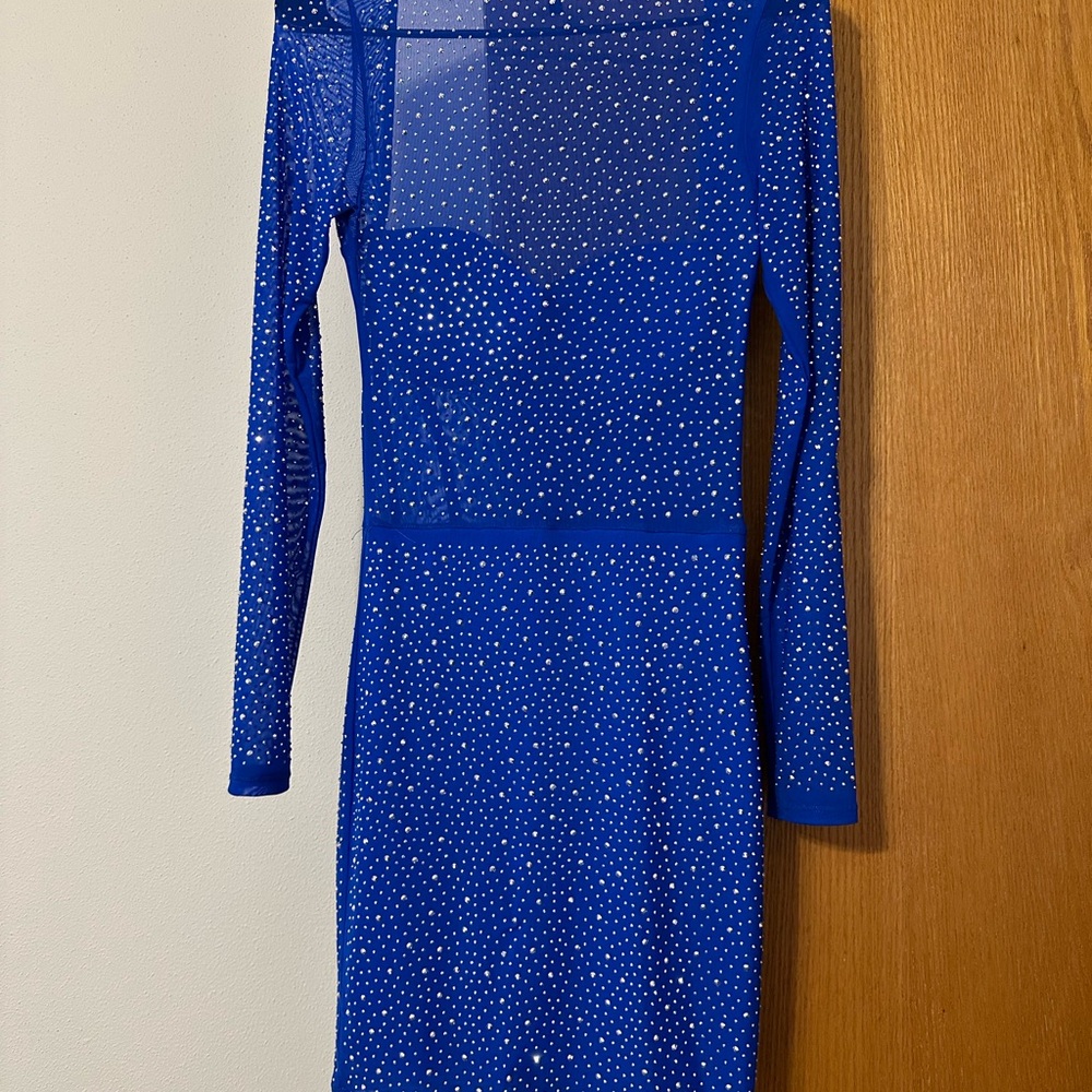 Blue Rhinestone Dress - Picture 2 of 2